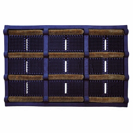 Calloway Mills Mud Scrubber Tray, Coir/Rubber, 16 in W x 24 in L 112971624